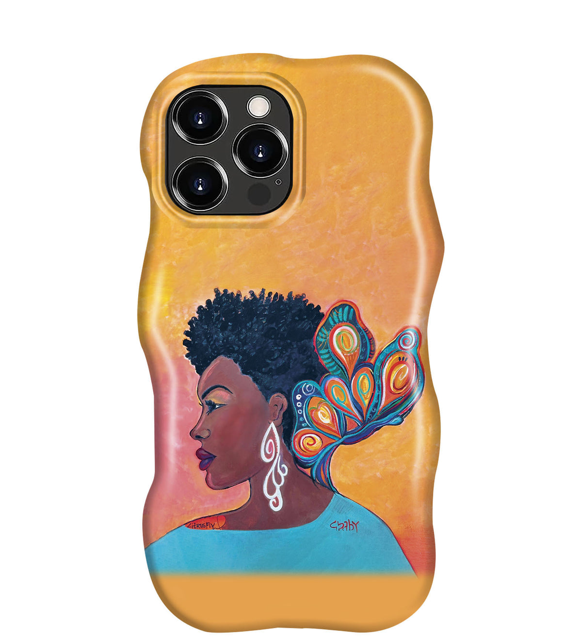 Wavy Dual-Layer Case for iPhone 15 Series