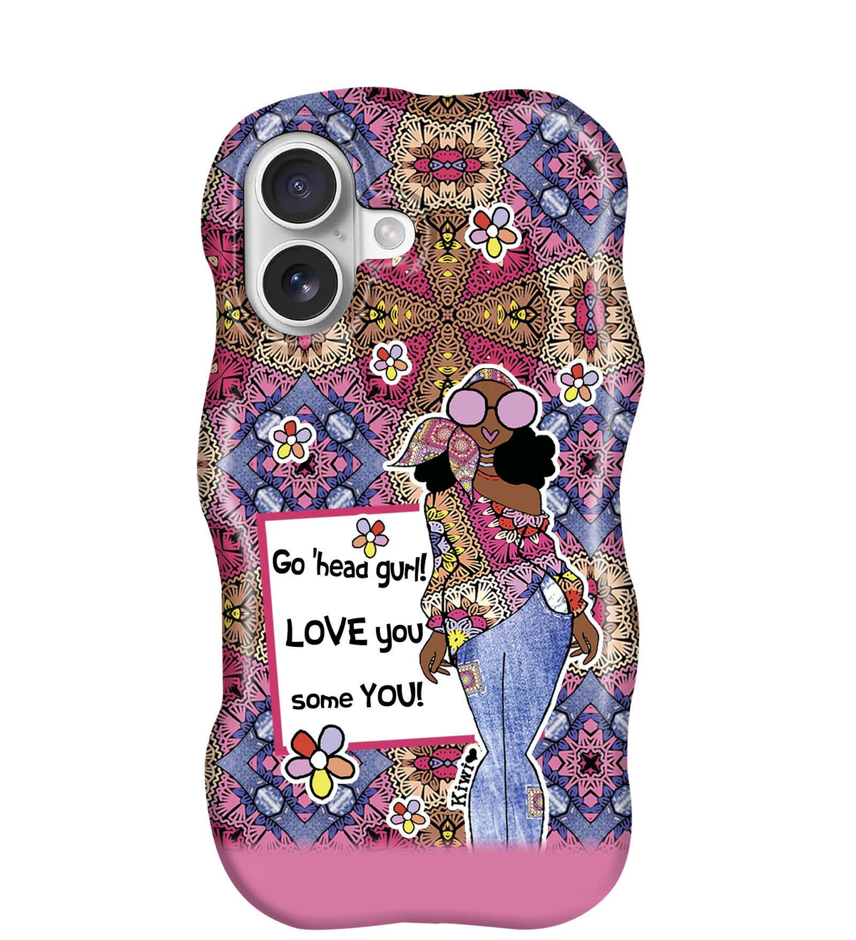 Wavy Dual-Layer Case for iPhone 16 Series