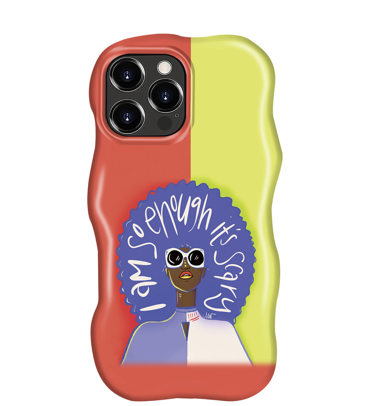 Wavy Dual-Layer Case for iPhone 16 Series