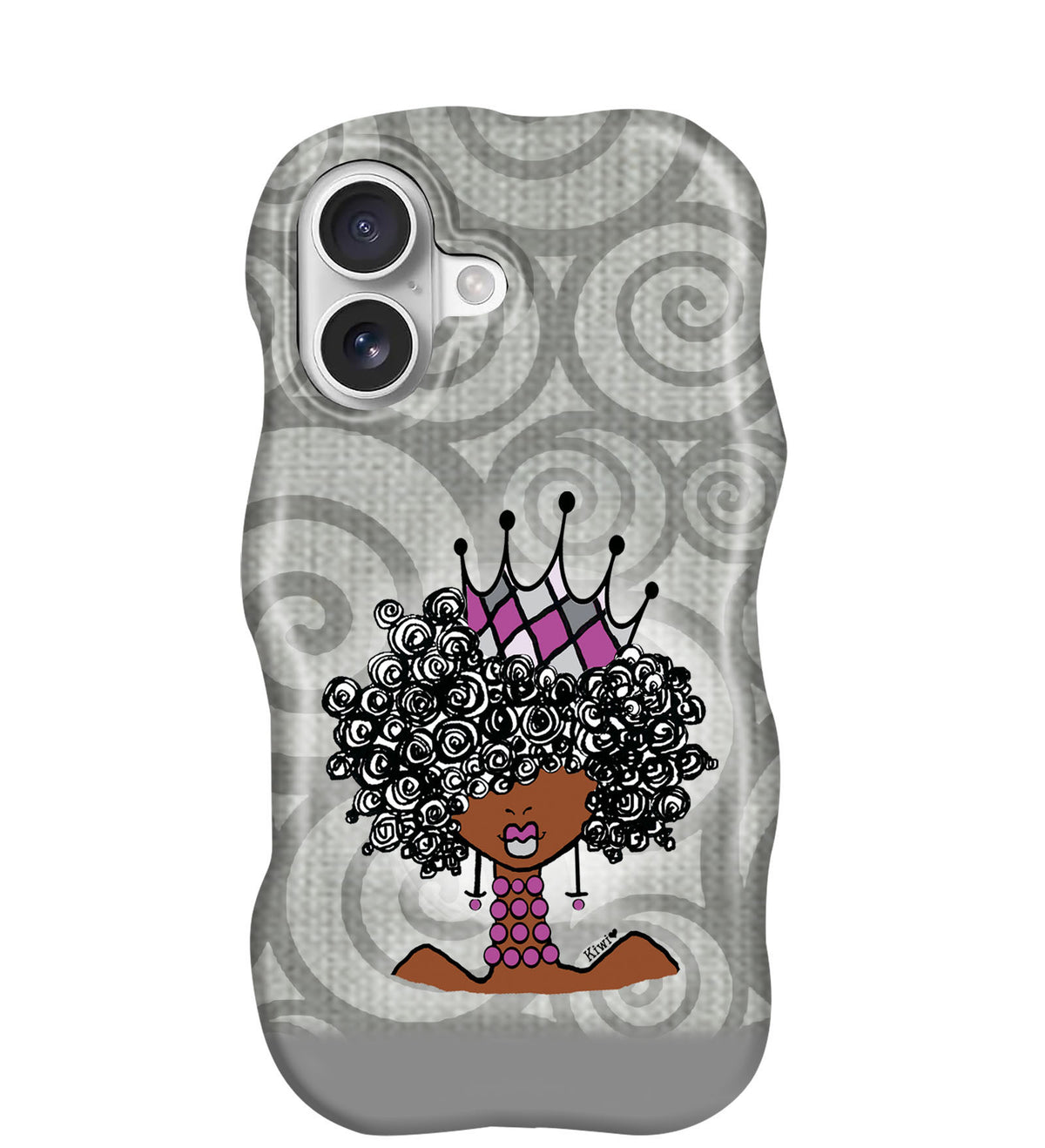Wavy Dual-Layer Case for iPhone 16 Series