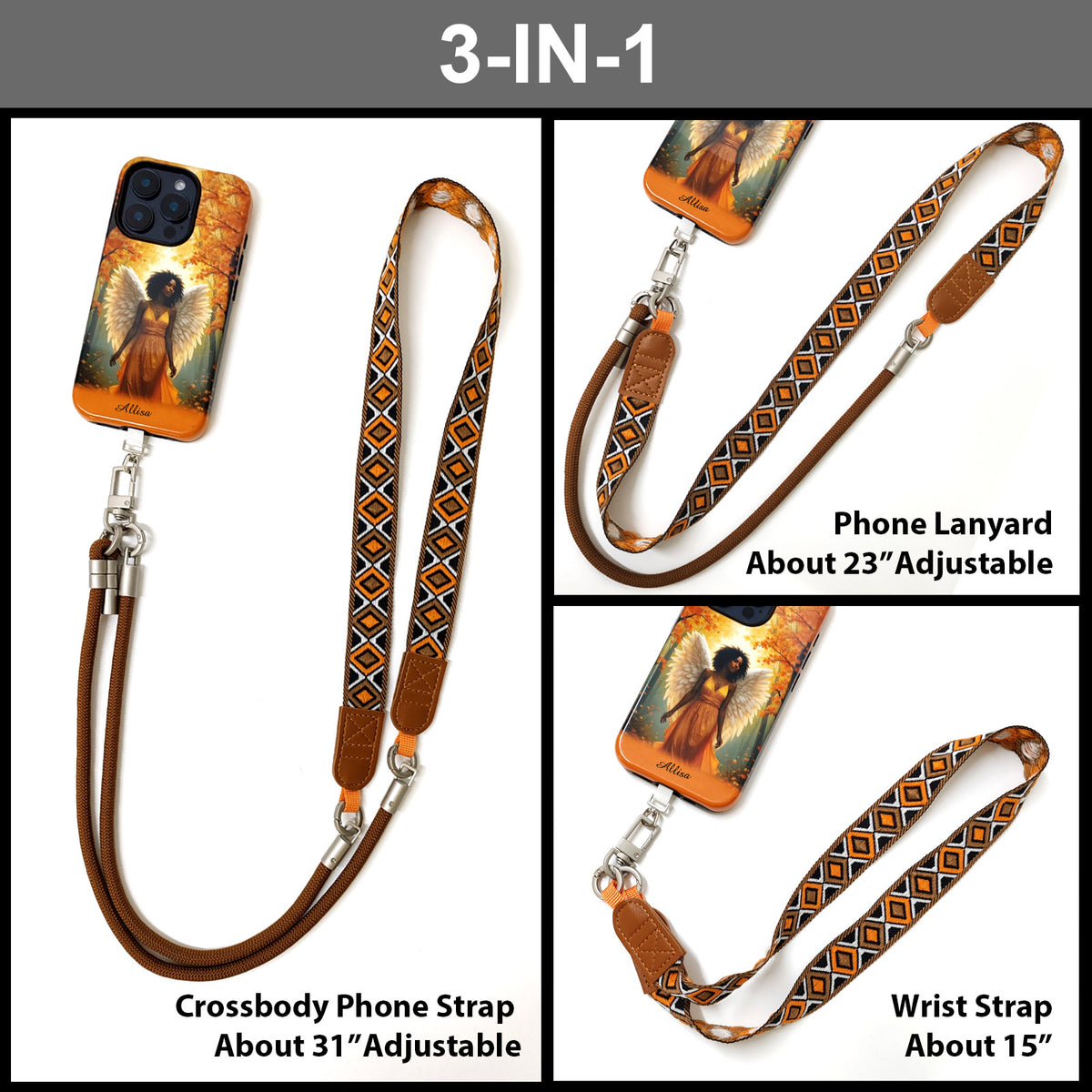 3-in-1 Phone Lanyard