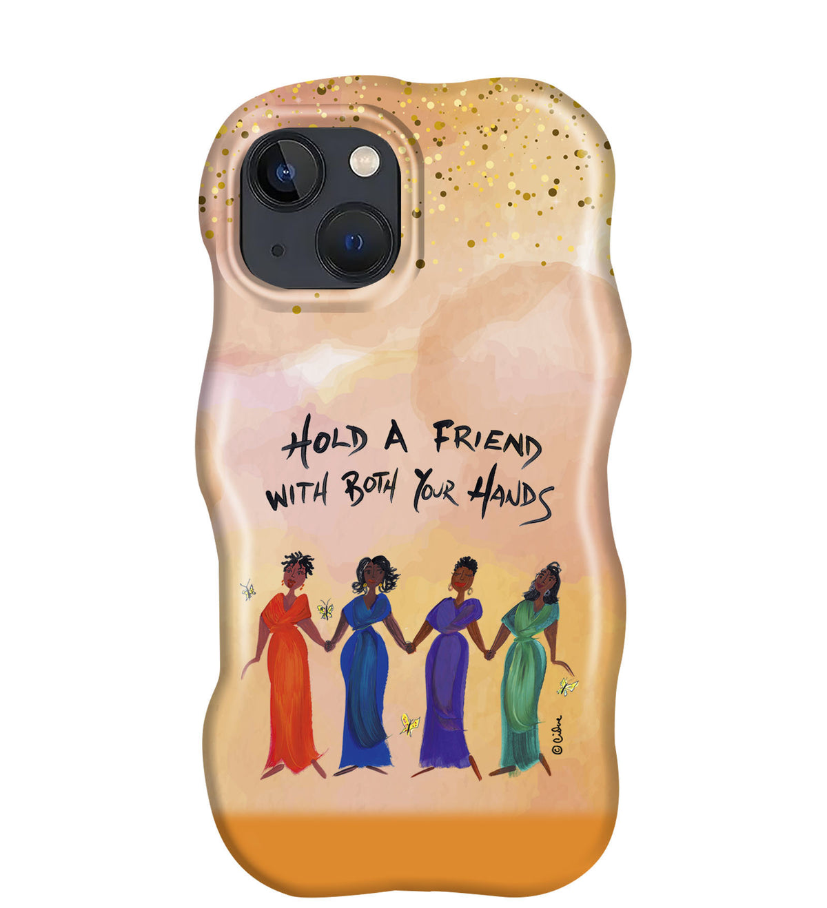 Wavy Dual-Layer Case for iPhone 15 Series